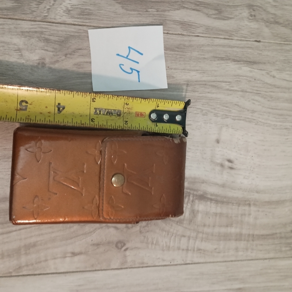 Authentic LOUIS VUITTON VERNIS GREENE CIGARETTE CASE SHOULDER BAG - Picture 13 of 13